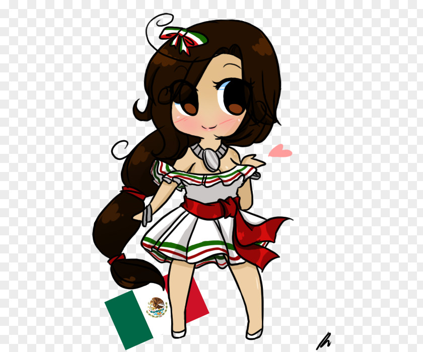 Mexican Dress Black Hair Homo Sapiens Clothing Clip Art PNG