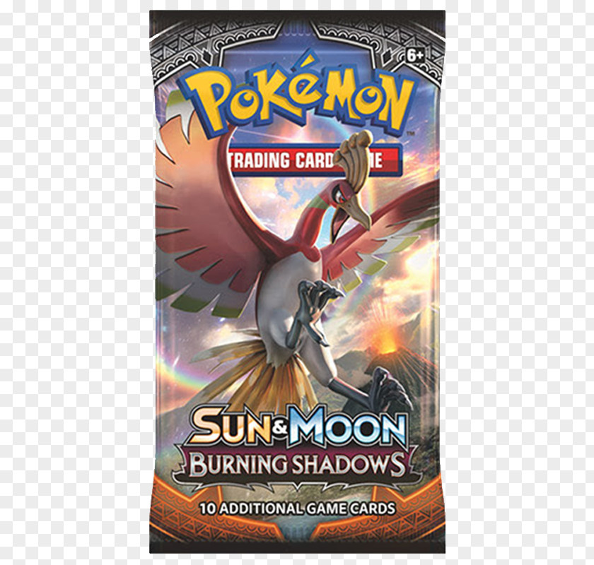 Pokémon Sun And Moon Booster Pack Trading Card Game Collectible PNG