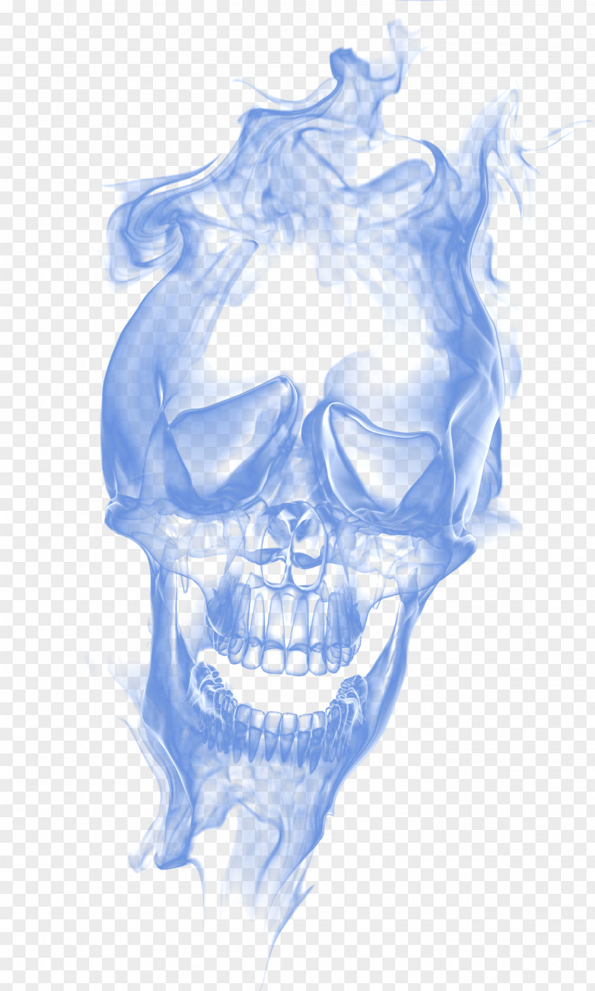 Skull Drawing Transparent Clip Art Smoking Image PNG