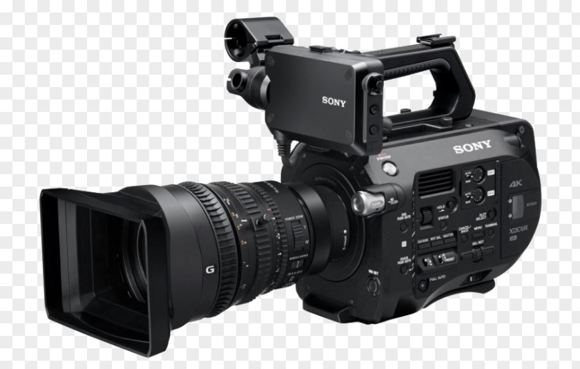 Sony FE PZ 28-135mm F4 G OSS Super 35 XDCAM Camcorder 4K Resolution PNG