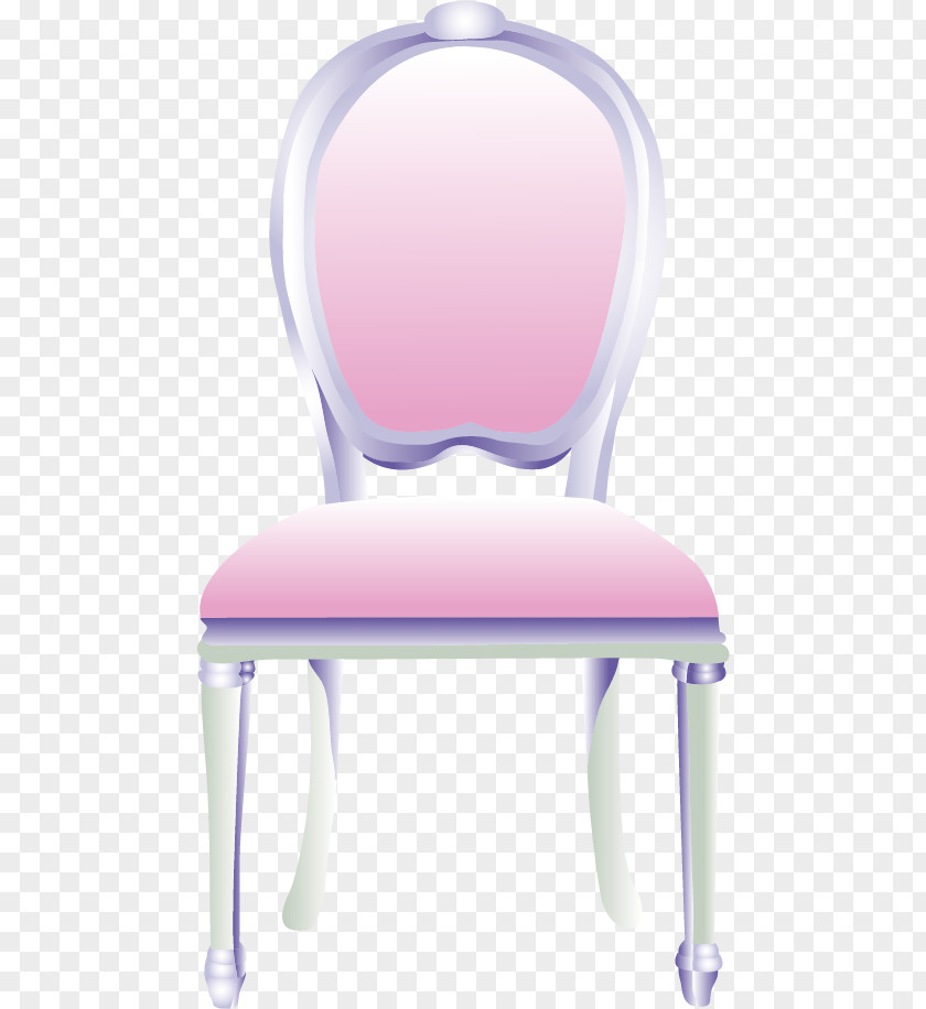 Vector Hand-painted European-style Seat Chair Clip Art PNG