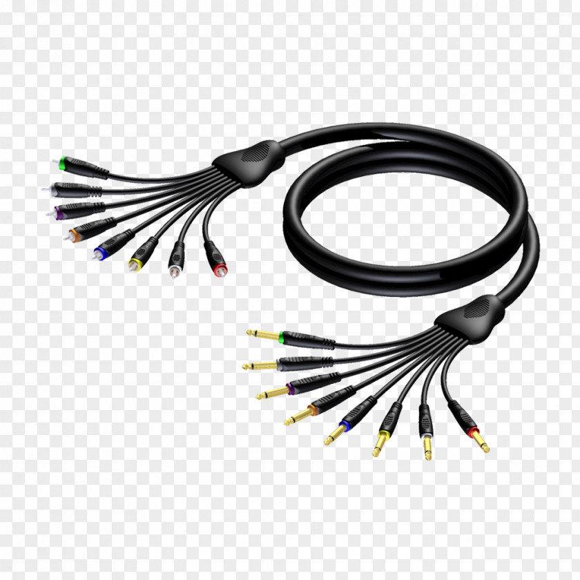 XLR Connector Audio Multicore Cable Electrical Analog Signal PNG