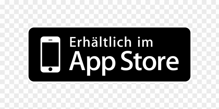 App Store Button White Logo Mobile Font Brand Rectangle PNG