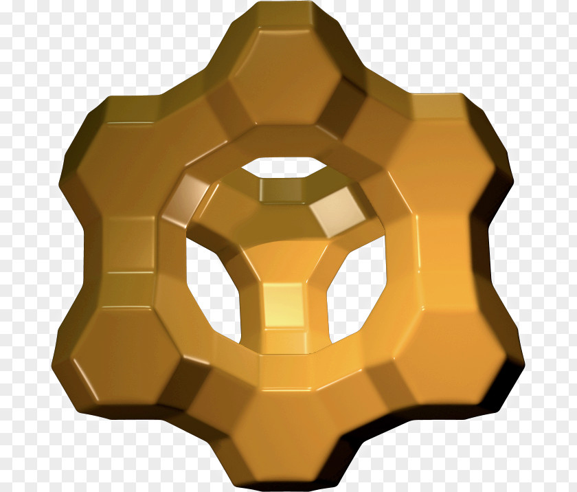 Gold Polygon Zeolite Diagram Metal PNG