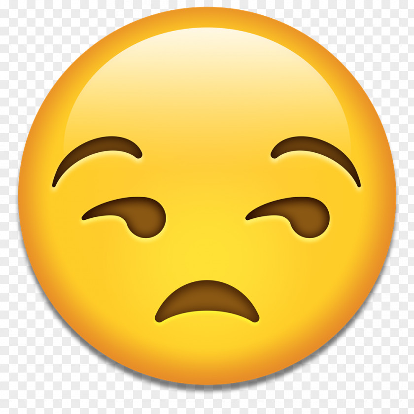 Unamused Face Emoji Emoticon Clip Art PNG