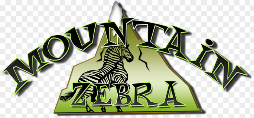 Zebra Themed Logo Brand Font PNG