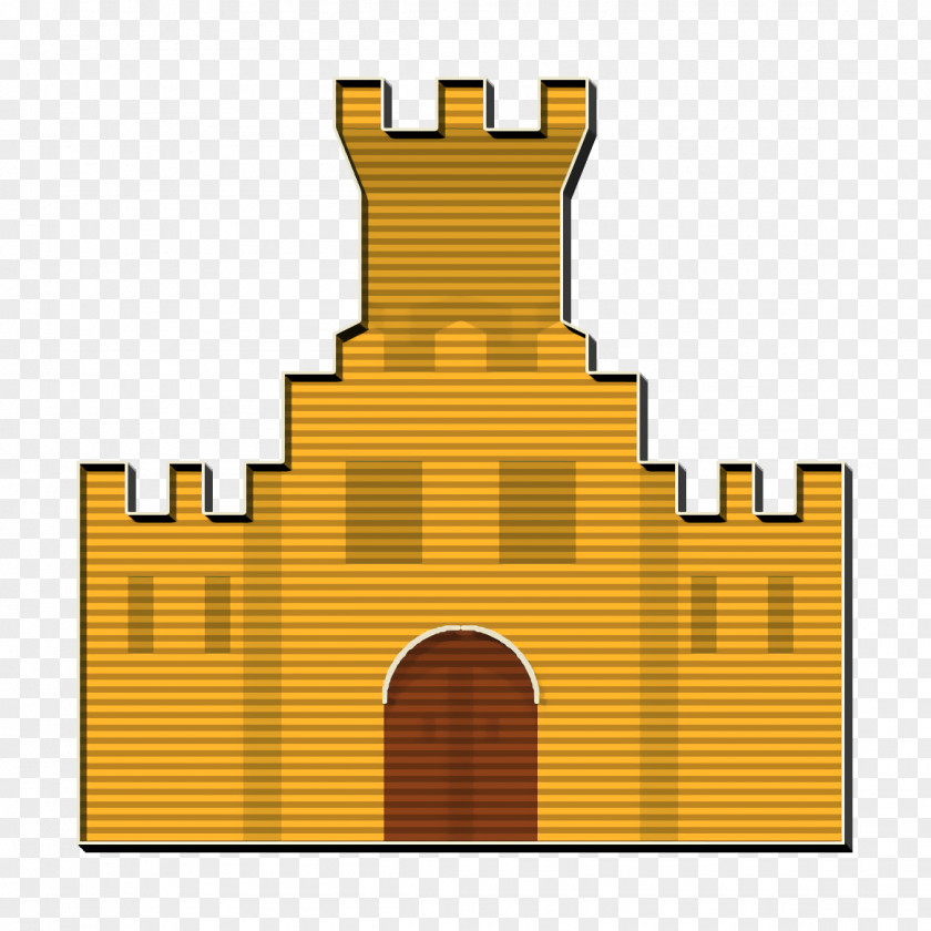 Game Elements Icon Fortification Fortress PNG