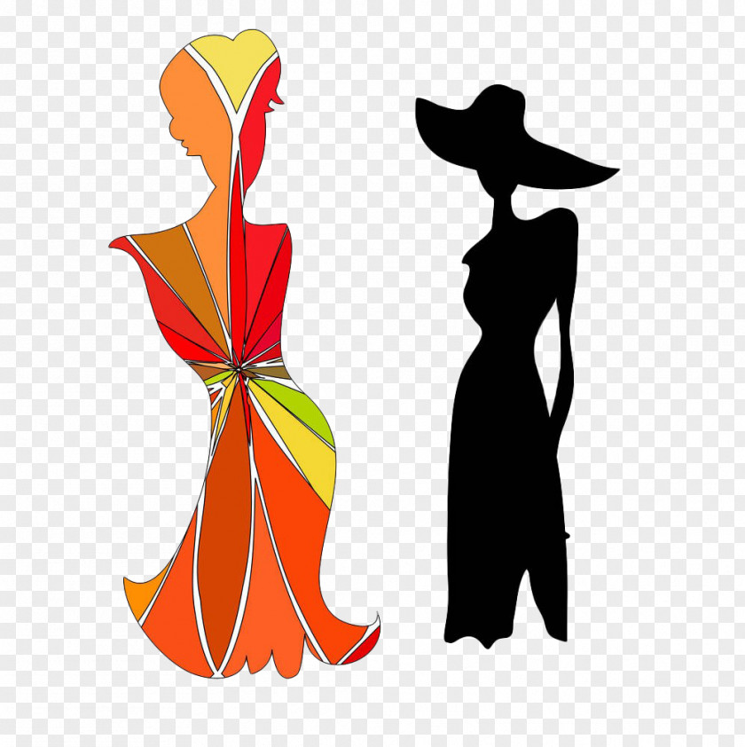 Hand-painted Color Models Model Drawing Royalty-free Clip Art PNG