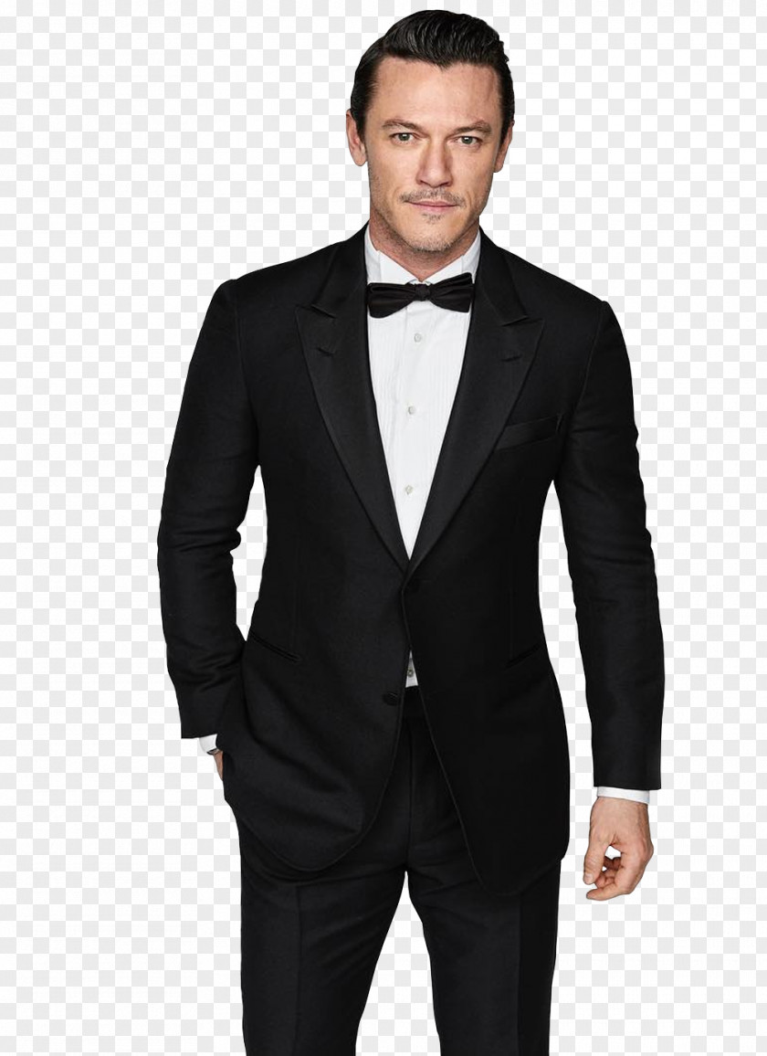 Luke Evans Hoodie Male Tuxedo Fashion PNG