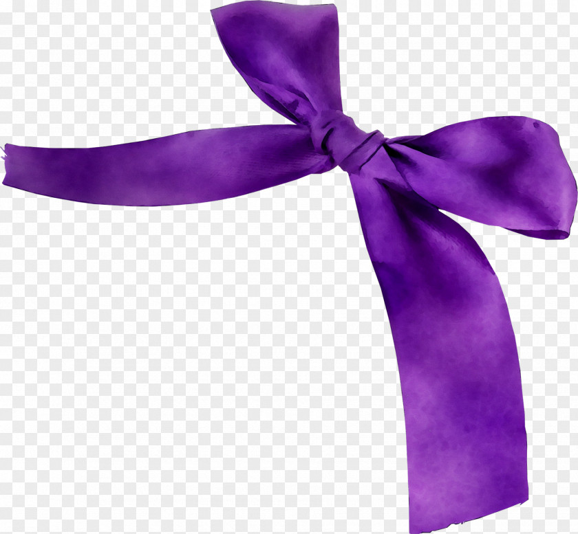 Ribbon Silk Purple PNG