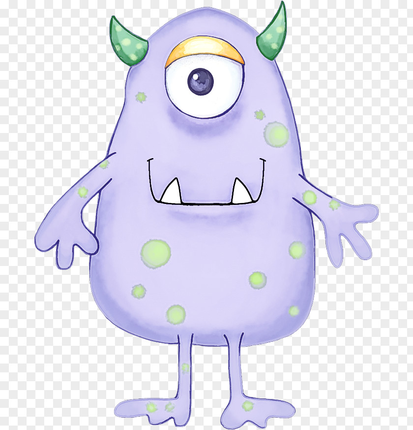 Cartoon Violet Animation PNG