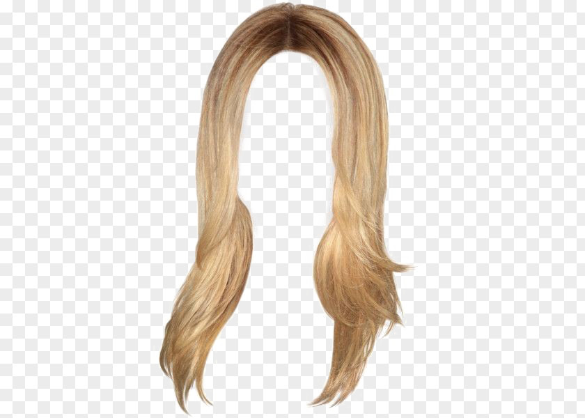Hair Long Blond PNG