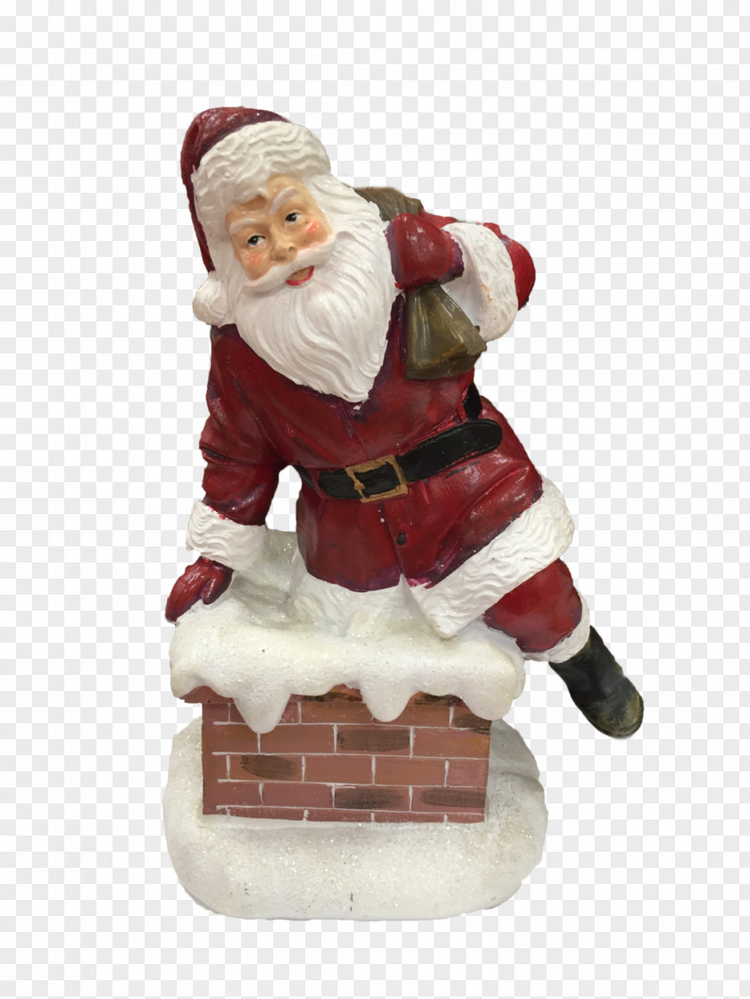 Santa Claus Christmas Ornament Chimney PNG