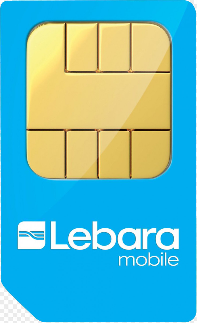 Sim Card Image Subscriber Identity Module Prepay Mobile Phone Lebara 4G Dual SIM PNG