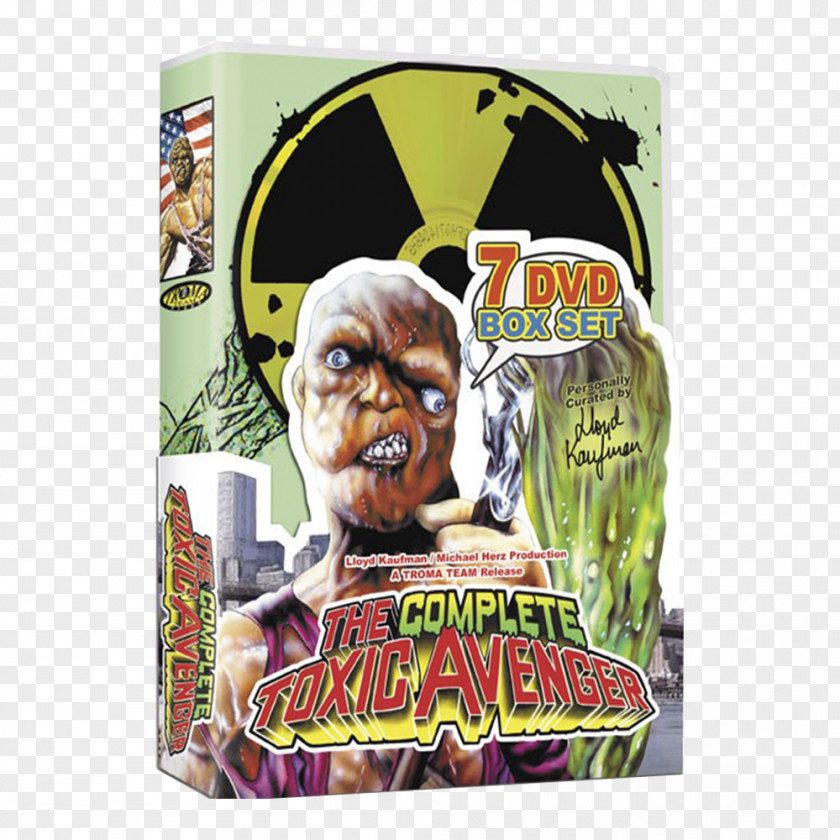 Youtube YouTube Troma Entertainment Box Set The Toxic Avenger Blu-ray Disc PNG