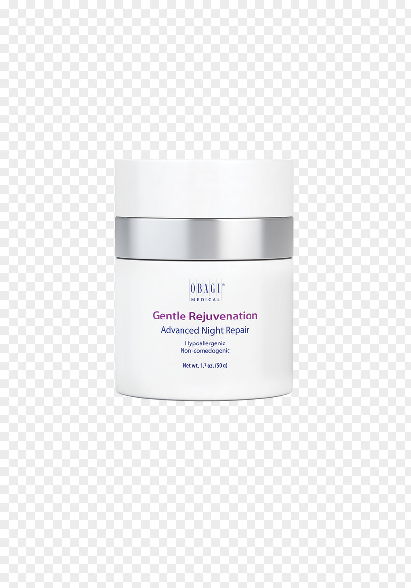 Advanced Rejuvenation Centers Cream Obagi Gentle Night Repair Foryngelse Skin Care PNG