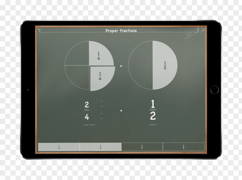 Comparing Fractions Display Device Multimedia Addition PNG