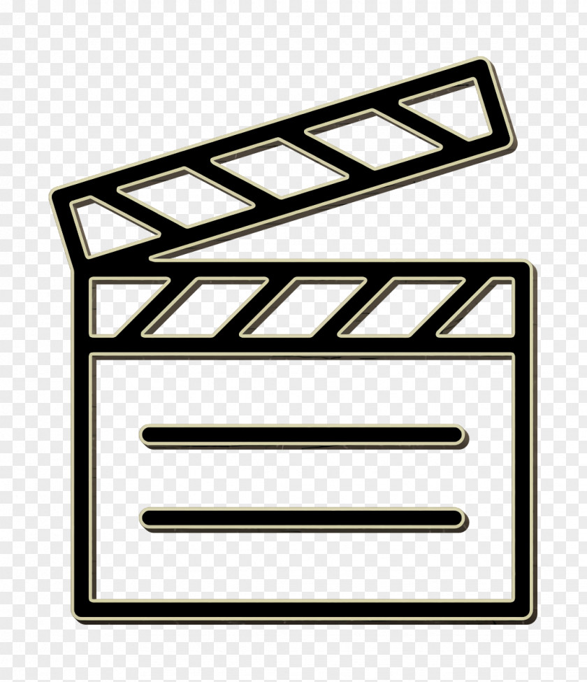 Film Icon Cinema Elements Clapperboard PNG