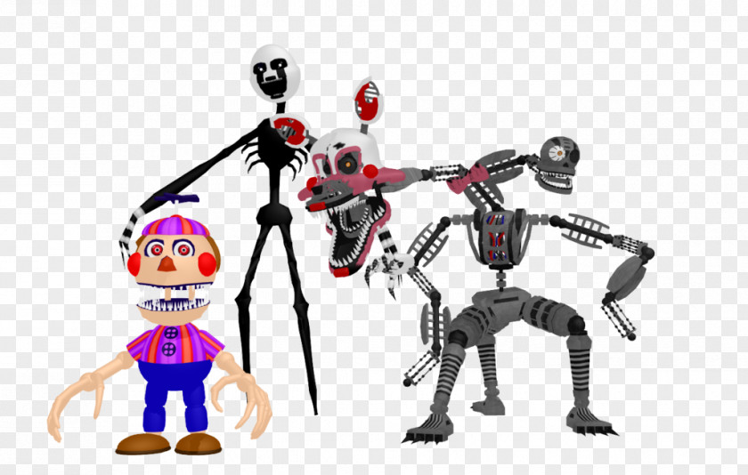Oscar Little Goldman Five Nights At Freddy's 2 4 Animatronics Nightmare Marionette PNG