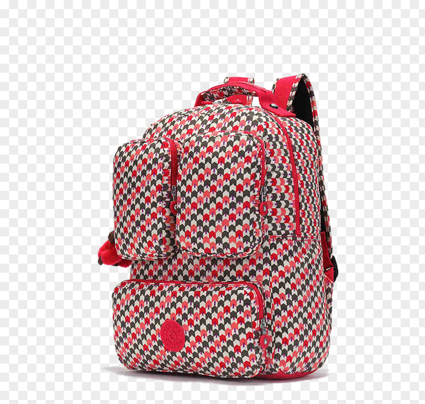 Spit Three Pocket Cloth Backpack Handbag PNG