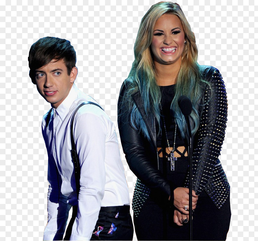 Teen Choice Awards Demi Lovato Kevin McHale 2012 Scarf T-shirt PNG