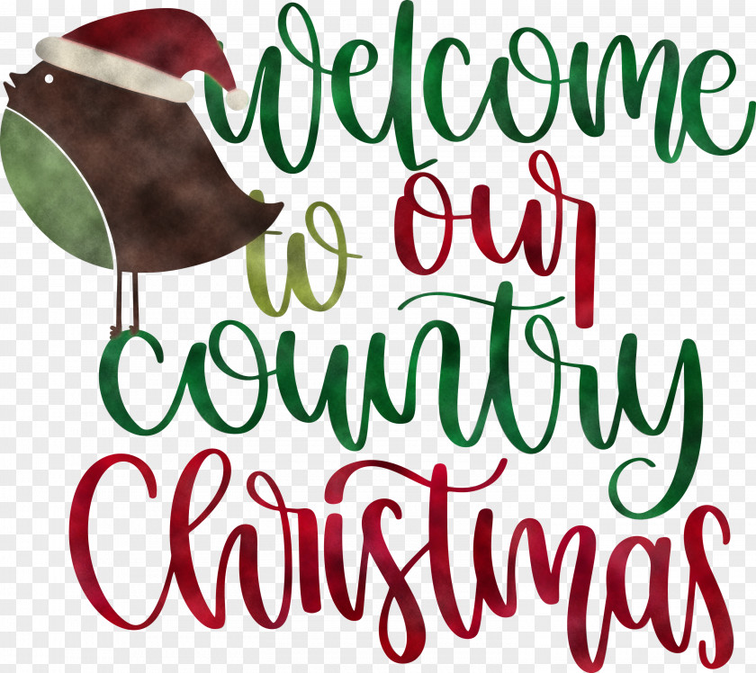 Welcome Christmas PNG