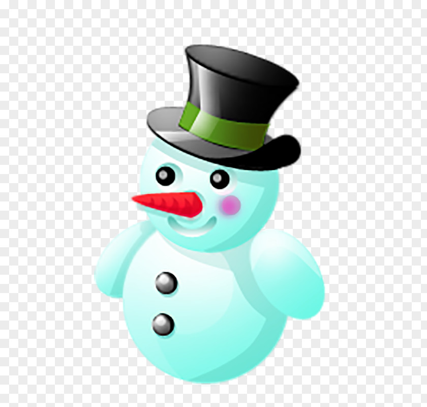 Cute Snowman Christmas Emoticon Download Icon PNG