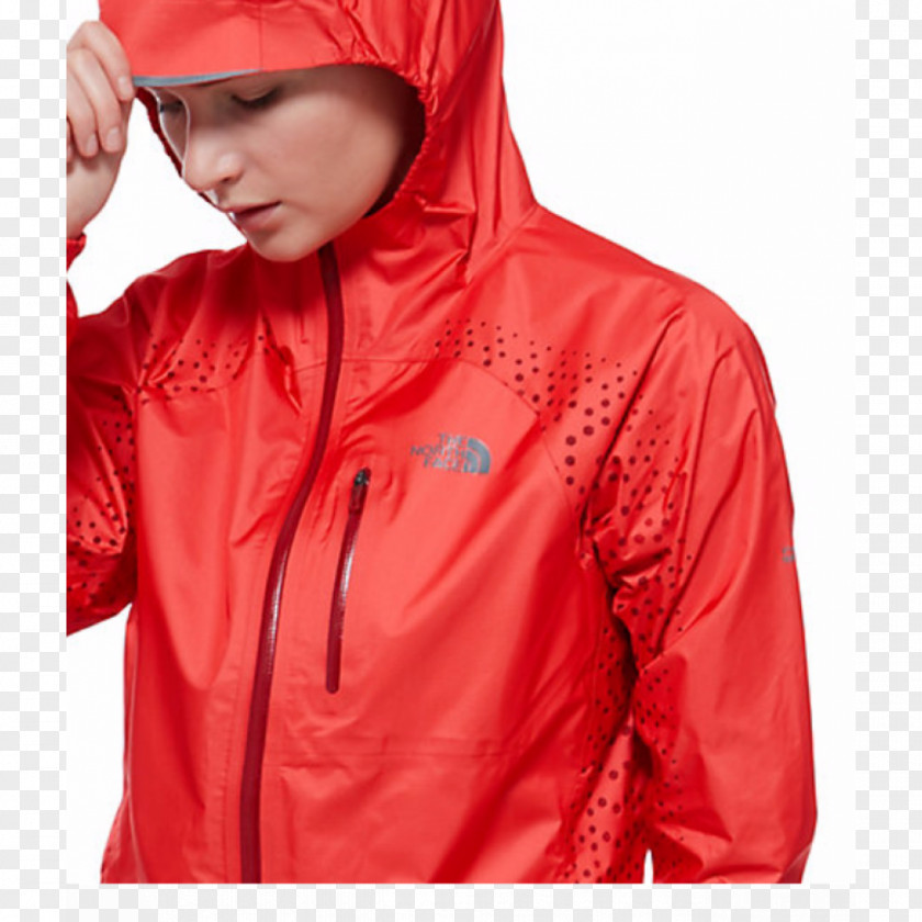 European Wind Stereo Raincoat Hoodie Jacket The North Face Red PNG