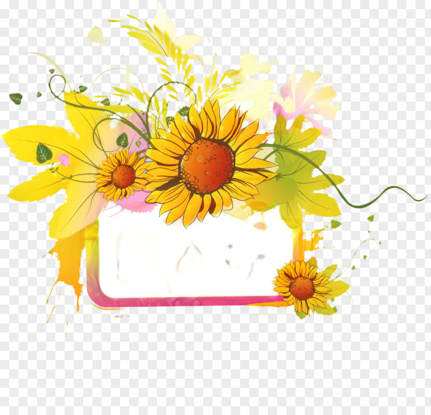 Floristry Gerbera Background Flowers Frame PNG