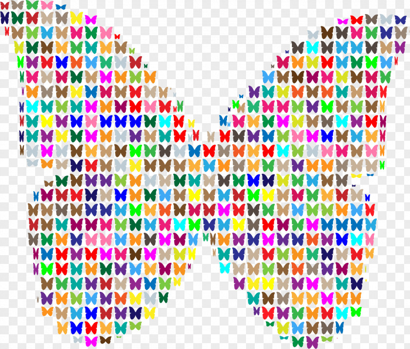 Fractal Butterfly Wings Clip Art Insect Image PNG