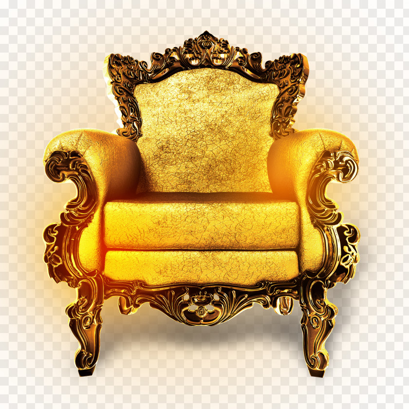 Throne Chair Couch Furniture PNG