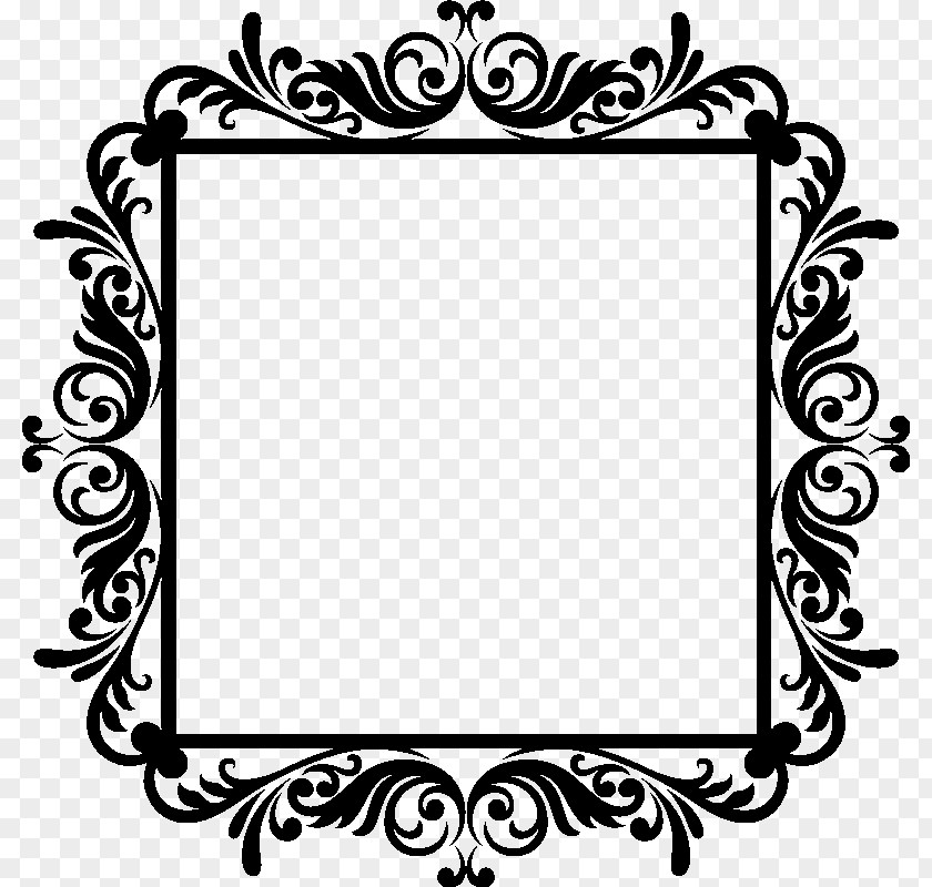 Baroque Picture Frames Paper Sticker Photography PNG