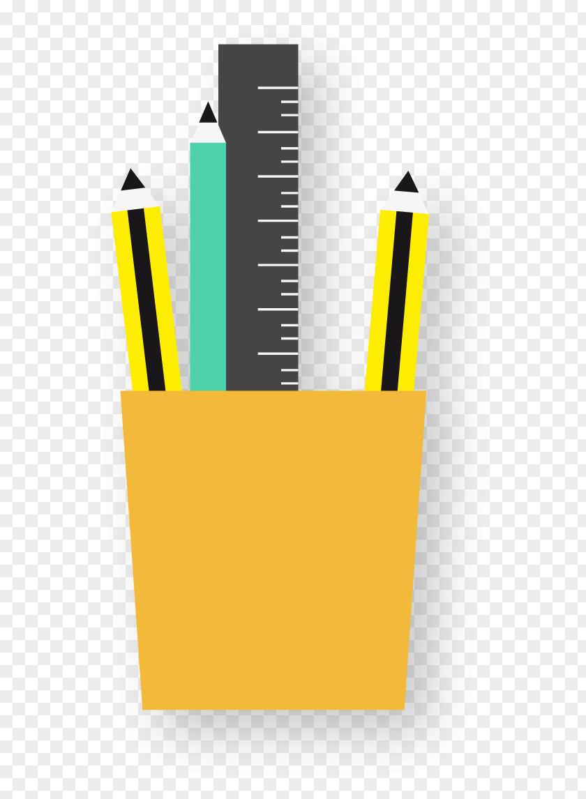Cartoon Pen Flat Education Graphic Design Stationery Drawing Pencil PNG