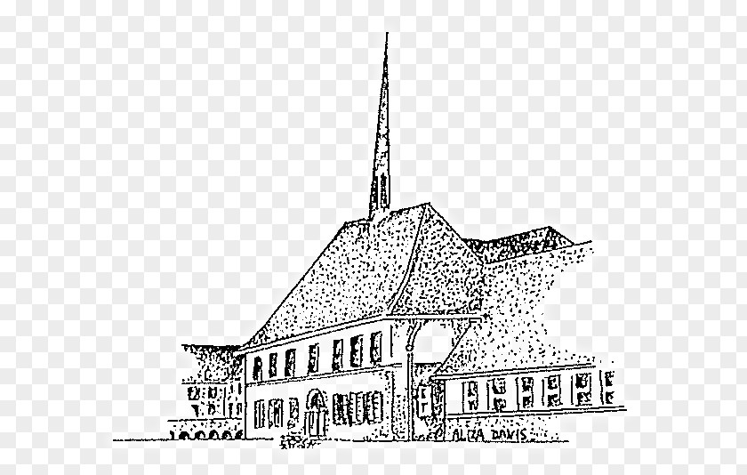 Classical Architecture Almshouse School Building Cartoon PNG