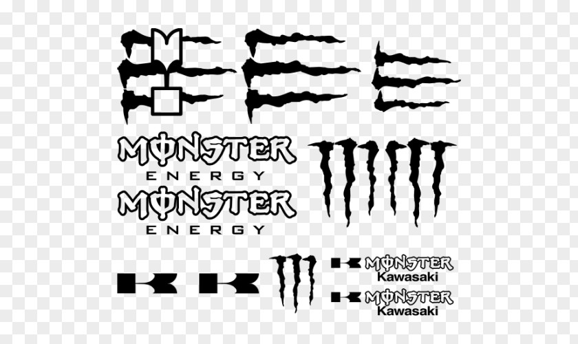 Monster Drink Logo Yamaha Motor Company Corporation Kawasaki Heavy Industries Drawing Character PNG