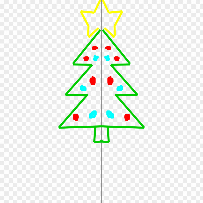 Symmetry Christmas Ornament Tree Decoration Triangle PNG