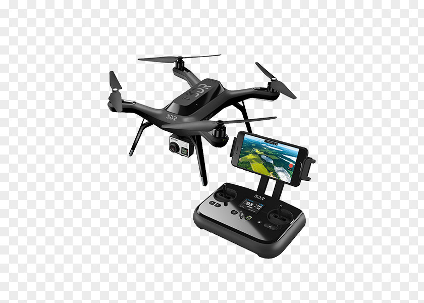 3D Robotics Unmanned Aerial Vehicle Quadcopter 3DR Solo Camera PNG
