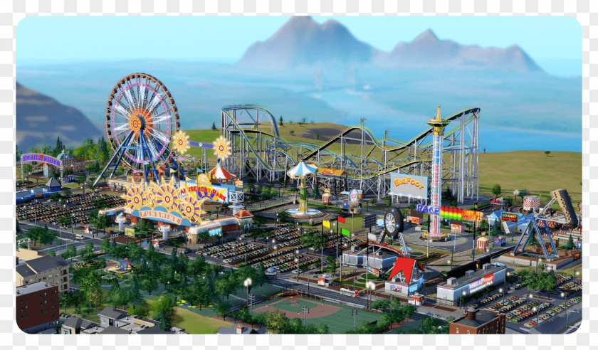 Ferris Wheel Amusement Park SimCity Gardaland Ahmedabad PNG