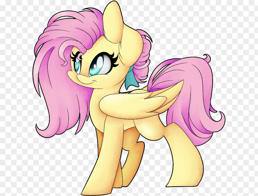 Pencil Cut Pony Horse Drawing Fluttershy Hair PNG