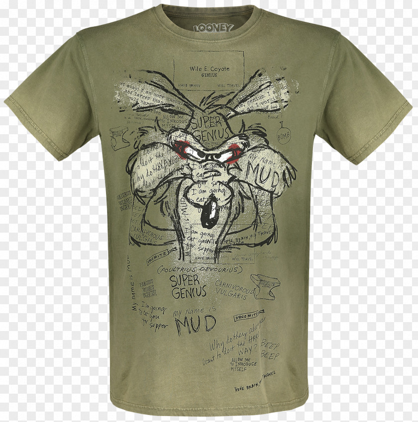 T-shirt Wile E. Coyote And The Road Runner Tasmanian Devil Coiotul Bugs Bunny PNG