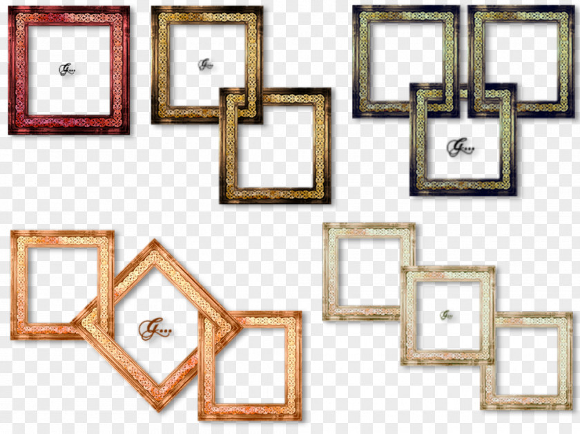 Cadre Or Picture Frames Photography D'entreprise PNG