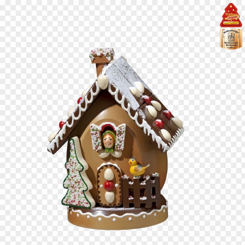 Christmas Gingerbread House Lebkuchen Ornament PNG