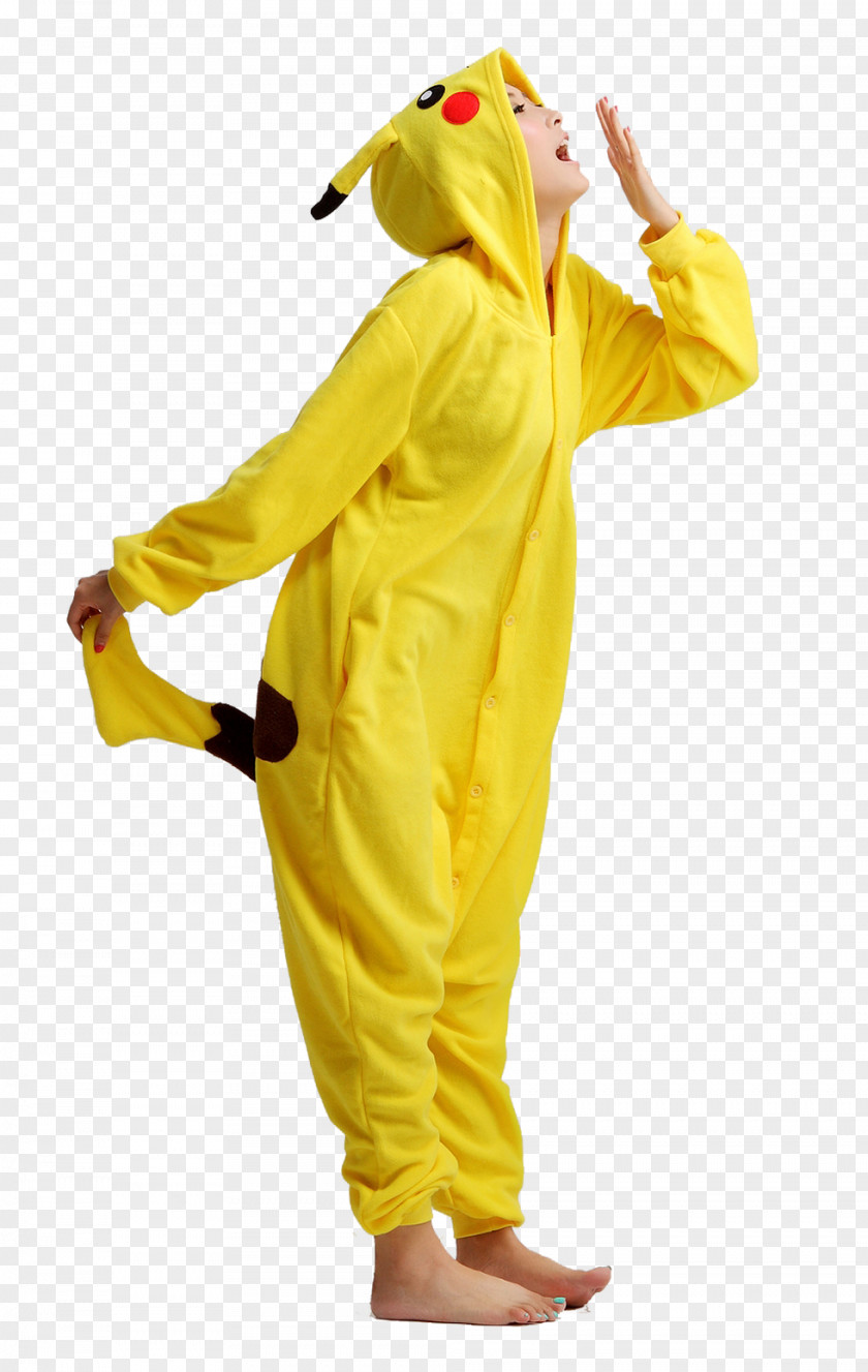 Stitch Onesie Pikachu Kigurumi Pajamas Costume PNG