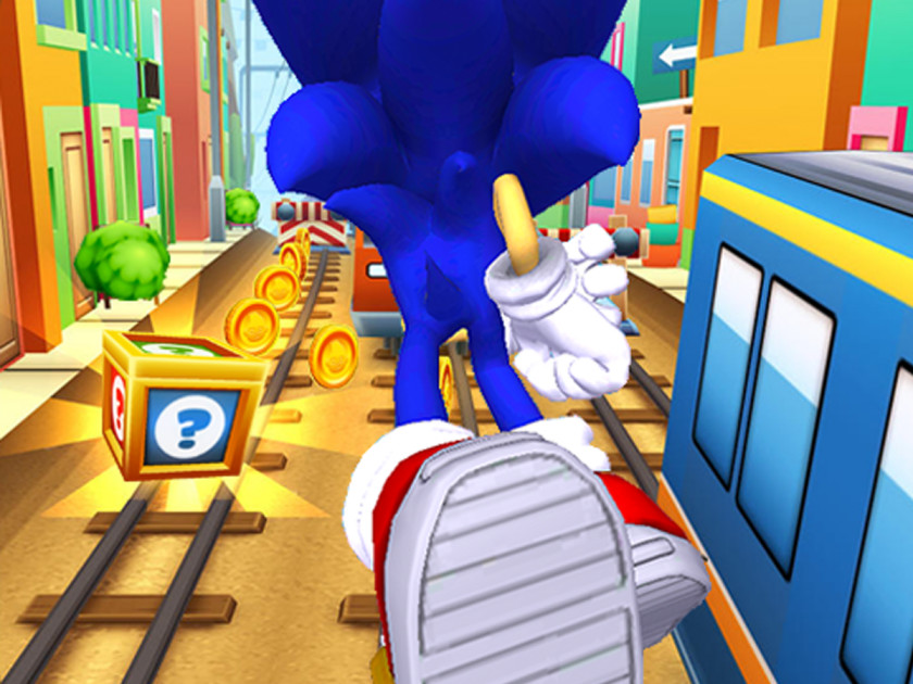 Subway Surfer Surfers Sonic Game Powerpuf Girls : Surf Run Rush 3D PNG