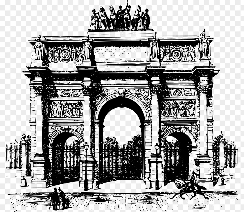 Arc De Triomphe Du Carrousel Arch Of Titus Clip Art PNG