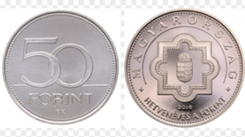 Coin Hungarian National Bank Forint Currency Numismatics PNG