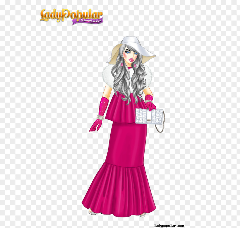 Lady Popular Costume Clothing Dress Fashion PNG