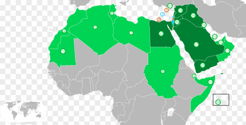 Map Orientalism Arab World PNG