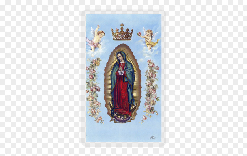 Our Lady Of Guadalupe Basilica Prayer Catholic Holy Card PNG