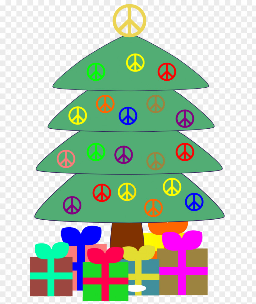Tr Cliparts Christmas In Art Peace Symbols Tree Clip PNG